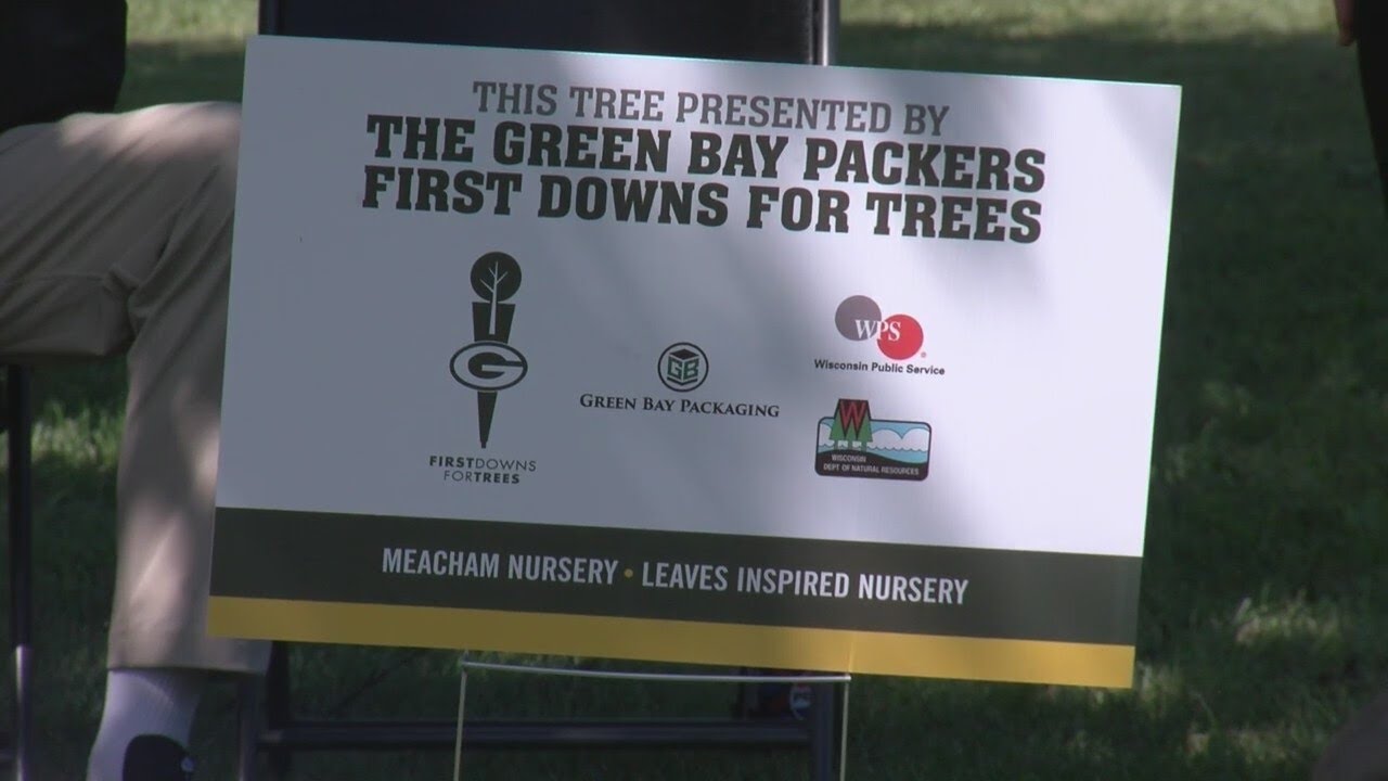 Tree Packer Packers' First Downs for Trees program sees 402 trees planted ...