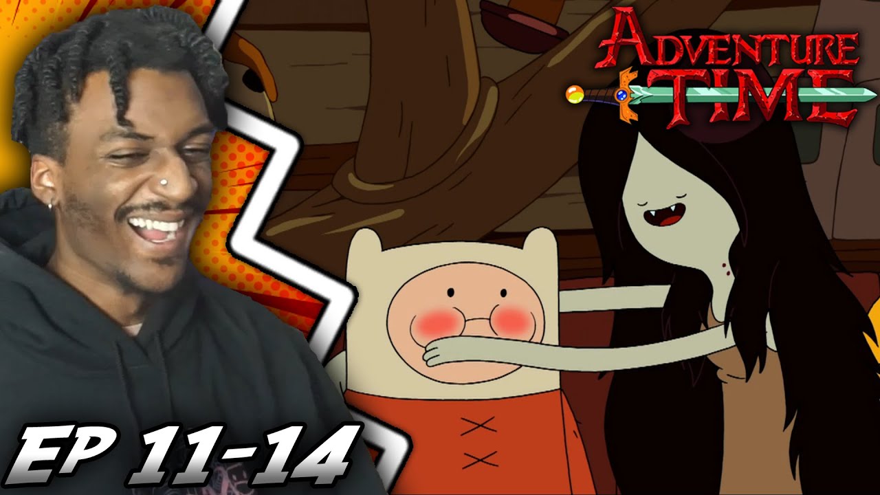 WE MET MARCELINE! 🦇 | Adventure Time Ep 10-14 REACTION |