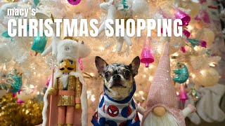 Life in NYC | Macy's NYC Christmas Shopping with our dogs