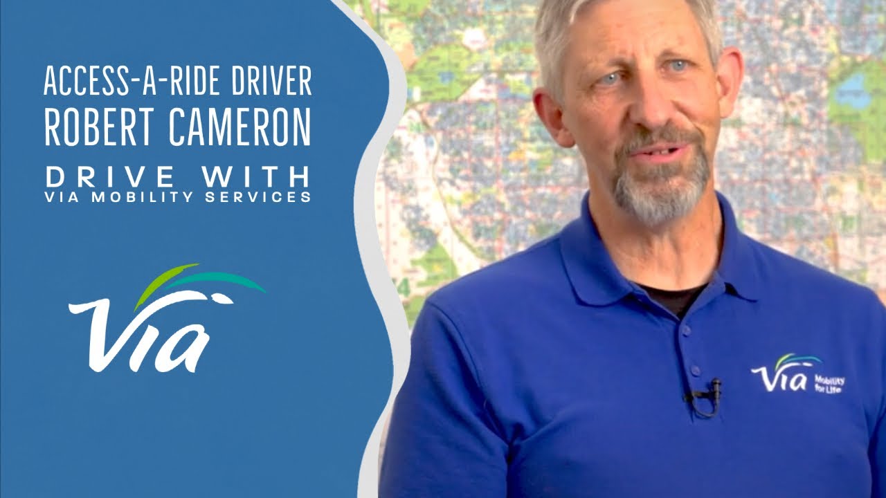Meet AccessaRide Driver, Robert Cameron Drive with Via Mobility
