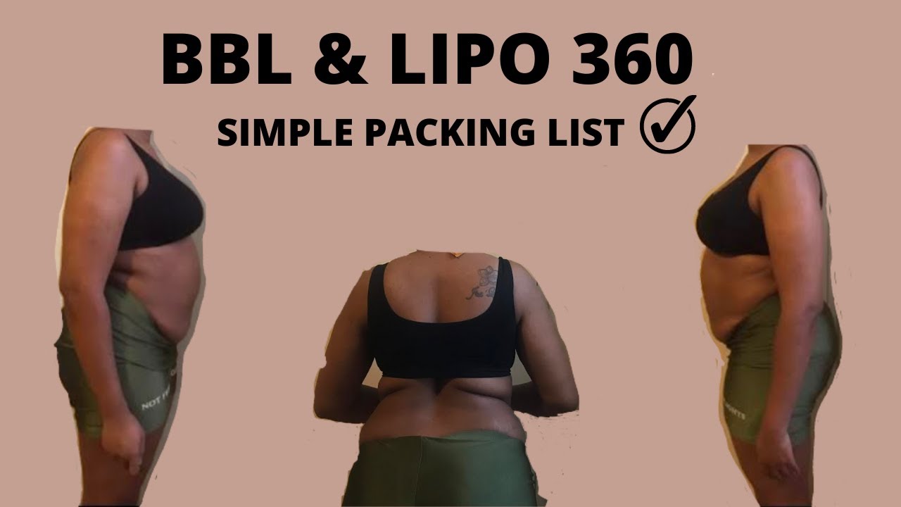 BBL & LIPO 360 Simplified packing list 🍑| Dr. Nassif 🐐 @ Miami Life ...