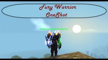 WoW Fury Warrior Oneshot macro