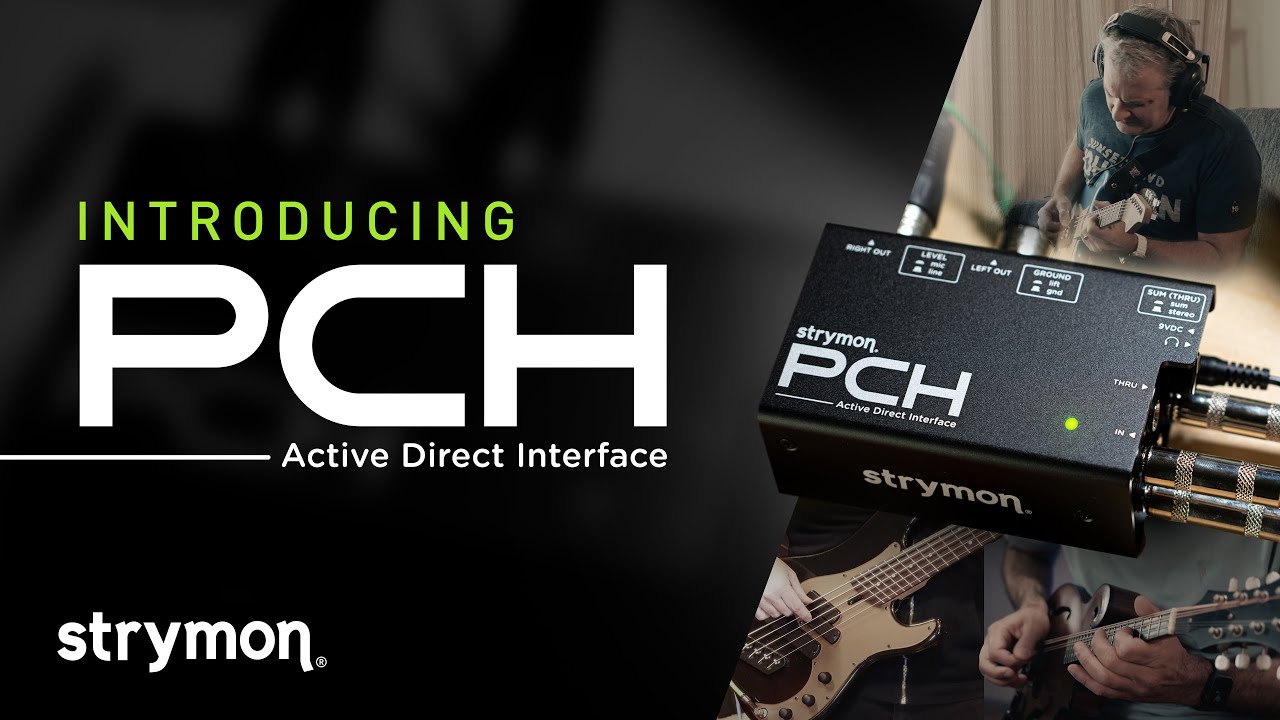 Introducing Strymon PCH - The Active Stereo DI Designed For Pedalboards