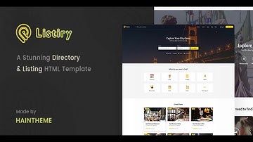 Listiry - Directory & Listing Template | Themeforest Website Templates and Themes
