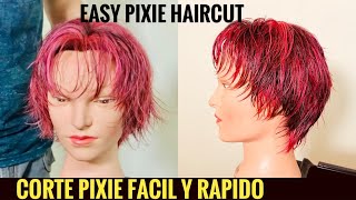 Corte Pixie Facil Y Rapido - Easy Pixie Haircut