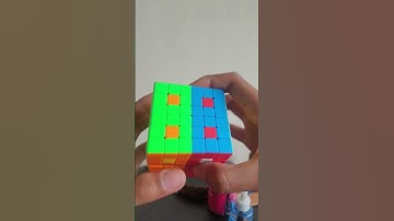 2x2 Checkerboard Pattern With 4 Dots On 6x6 Rubik