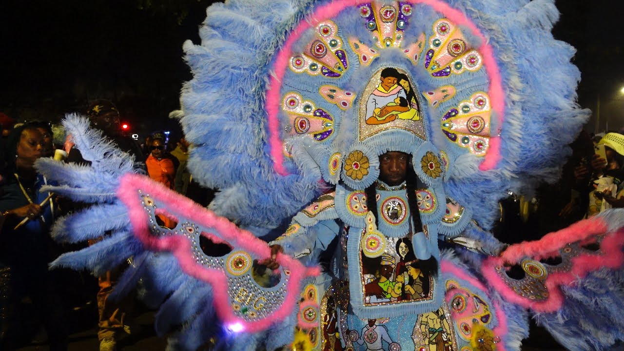 Saint Joseph Night 2024 | Mardi Gras Indians Take Over the Streets of New Orleans!