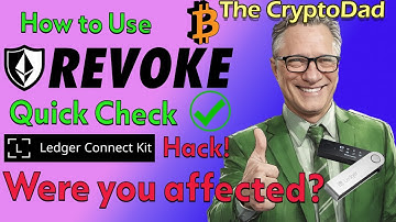 Secure Your ETH & ERC20 tokens: Check Ledger Connection Kit Hack Impact with Revoke.cash! 🚨💻
