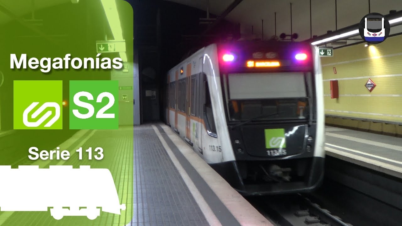 Megafonías de la línea S2 de FGC | Sabadell Parc del Nord - Plaça Catalunya