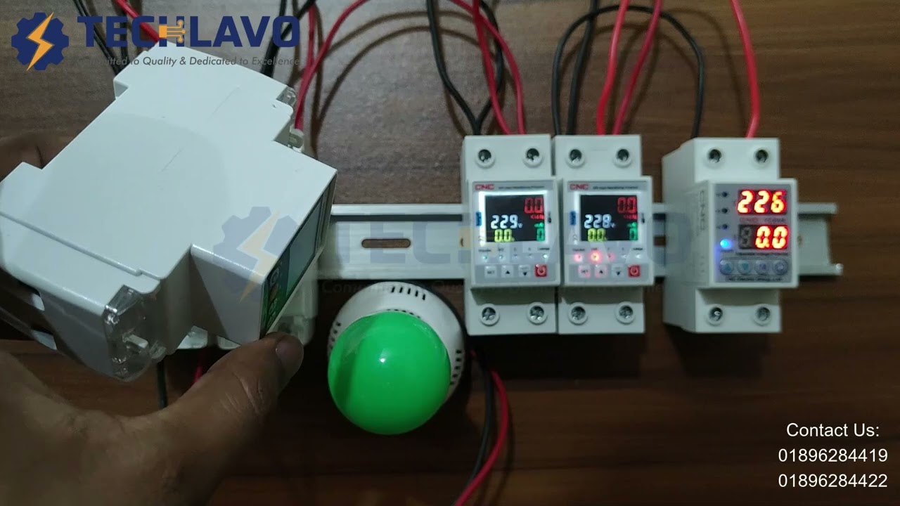 Best Smart Voltage protector In Bangladesh- CNC- Jiuji