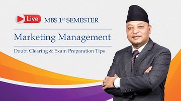 Marketing Management | Live Doubt Clearing Session & Final Exam Preparation Tips  | 2080 | MBS 1st