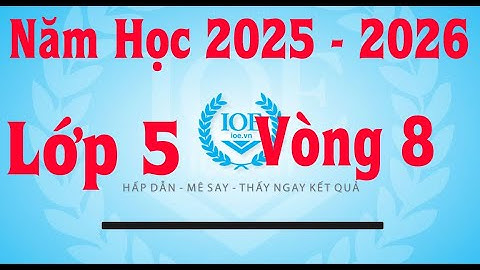Đáp Án IOE Lớp 5 Vòng 8 Năm Học 2025-2026