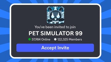 How to Join PET SIMULATOR 99 Discord Server