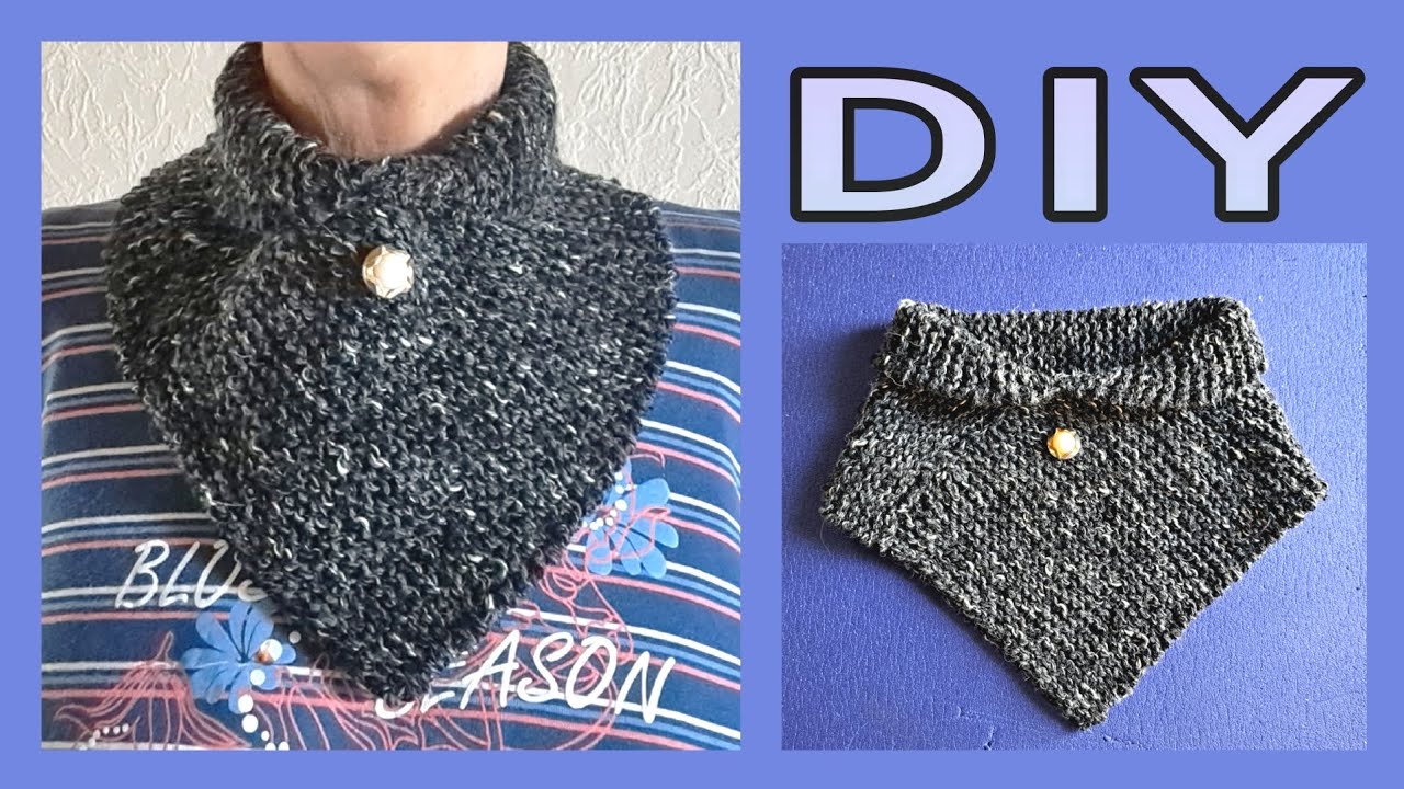 Kragenloop für den Übergang stricken • DIY  * Julebuergerfee 