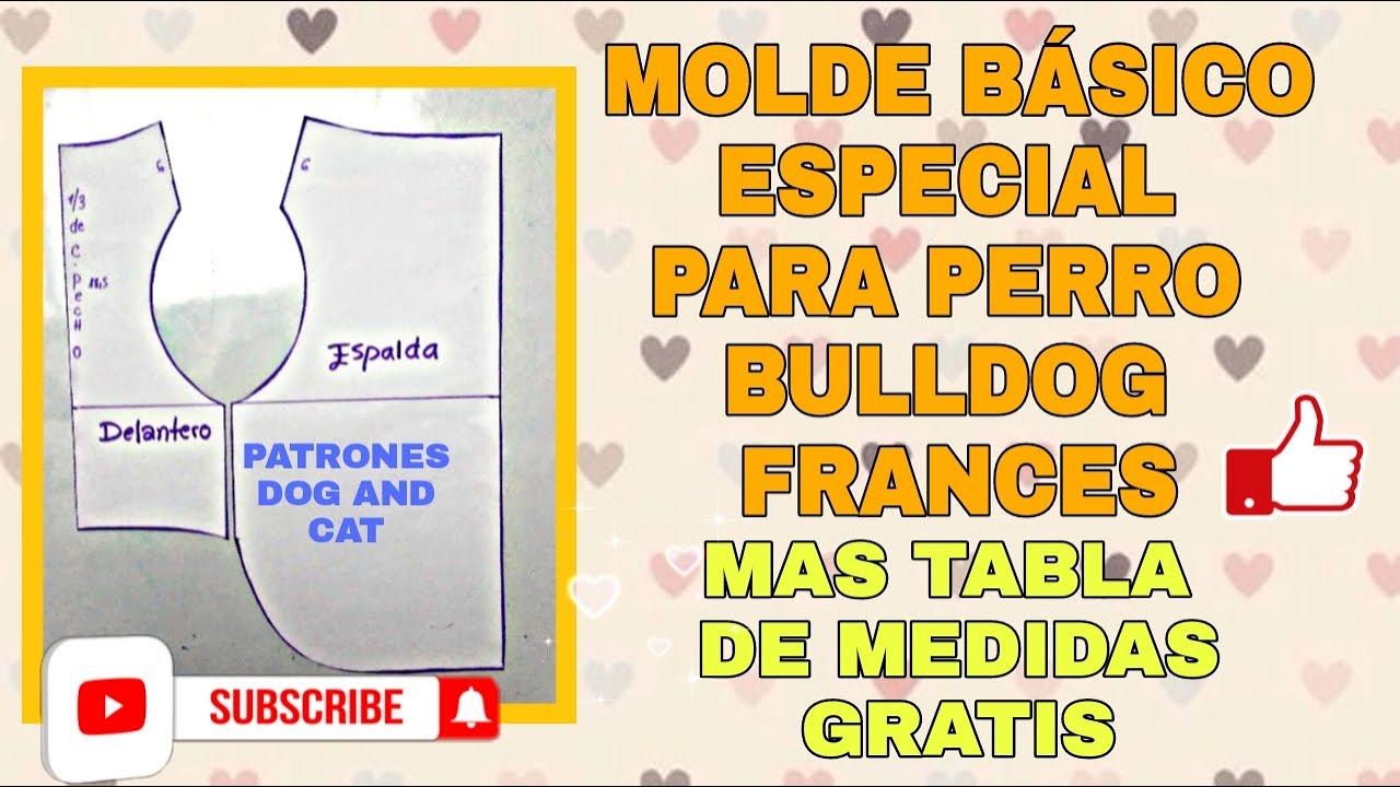 Introducir 33+ imagen moldes de ropa para perros bulldog frances