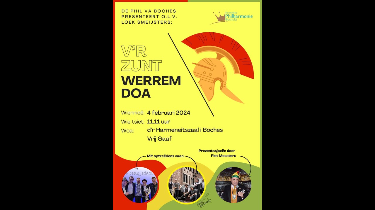 Noeëts Jedaat Optreden | Harmoniezaal Carnavalsconcert Philharmonie | 4 februari 2024