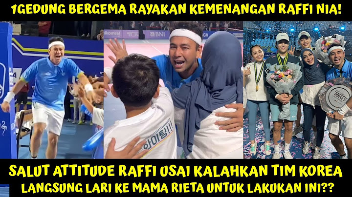 MOMEN HARU RAFFI LAKUKAN INI KE MAMA TIETA USAI KALAHKAN TIM KOREA DI LAGI2 TENIS, NAGITA MEWEK?