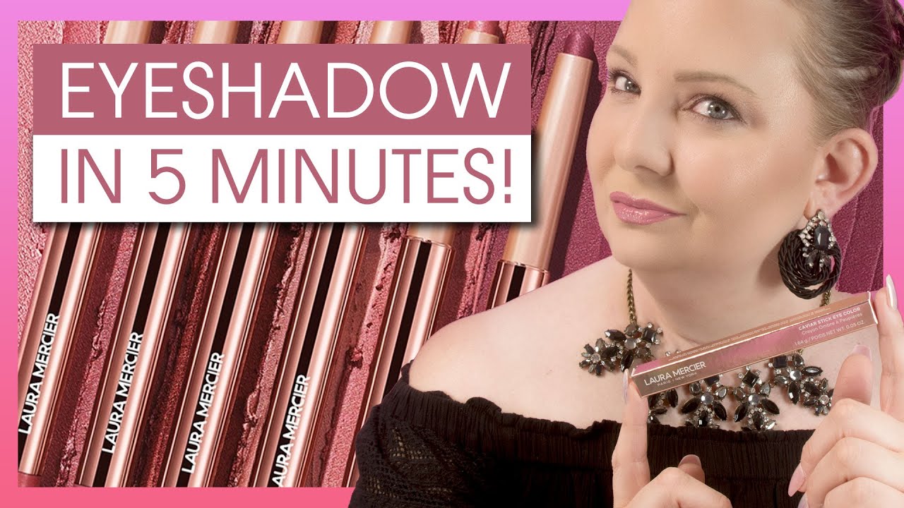 NEW Laura Mercier Rose Glow Caviar Sticks / Eyeshadow in 5 Minutes