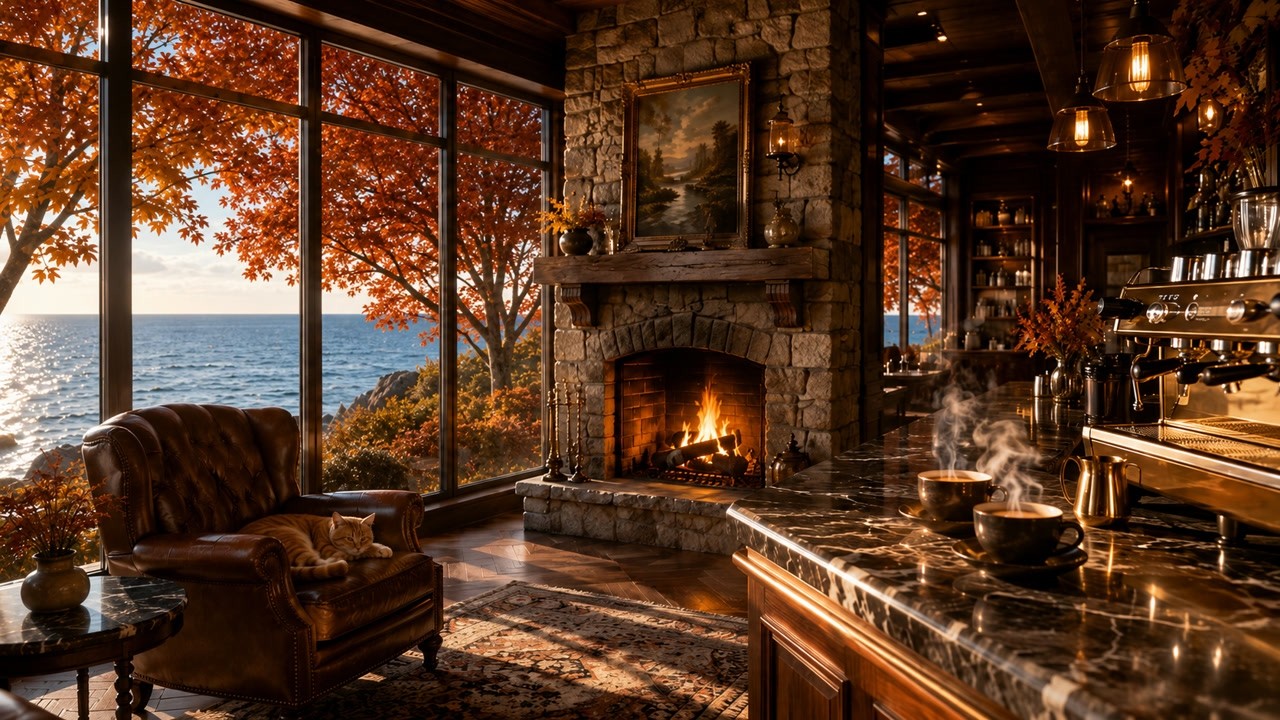 Cozy Autumn Lofi Coffee Shop