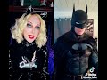 Cat Woman Glamour. #Cosplay Model #Fashion #Style Collab Duet Trend. Makeup Hair Outfit Movie Fan