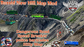 Bussid 3.7 New Map Mod| Extreme Hills Mountain Map⛰️Mod Downlaod || Indian Map mod Bussid #100kview