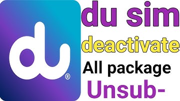 du sim unsubscribe all packages code?