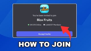 How to Join BLOX FRUITS Discord Server (Roblox)