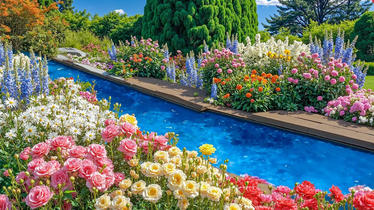 Летняя экскурсия по цветущим садам 🏡 Спокойная прогулка по красочным садам, которая поможет снять...