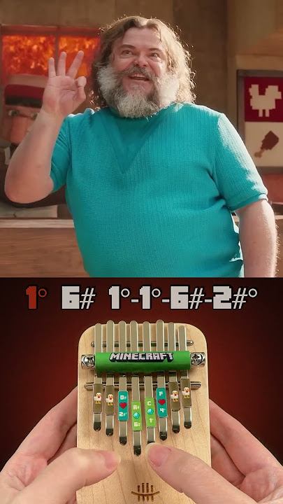 Steve’s Lava Chicken on Mini Kalimba #shorts