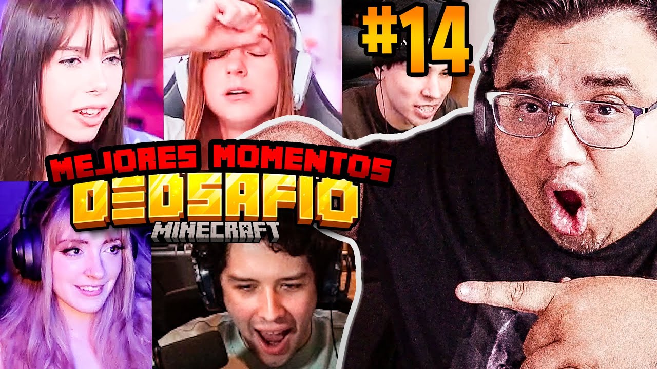 REACCIONANDO A MEJORES MOMENTOS EN DEDSAFIO MINECRAFT 3 DIA 14
