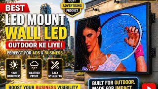 Led mount wall best advertisement product tech led
