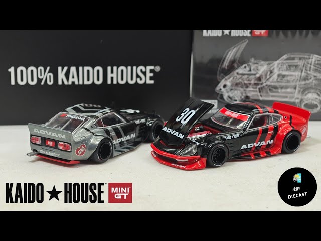 オ*ト　　　　 Nissan Fairlady Z 　ADVAN　チェイ Kaido House x Mini GT 1:64 Nissan Fairlady Z Kaido GT ADVAN