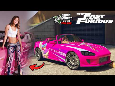 සුකී දෝනිගෙ රෝස පැටික්කි 🤩 | I built HONDA S2000 from F&F in GTA Online | GTA V SINHALA GAMEPLAY