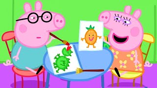 baby daddy pig and baby mummy pigs playgroup star
