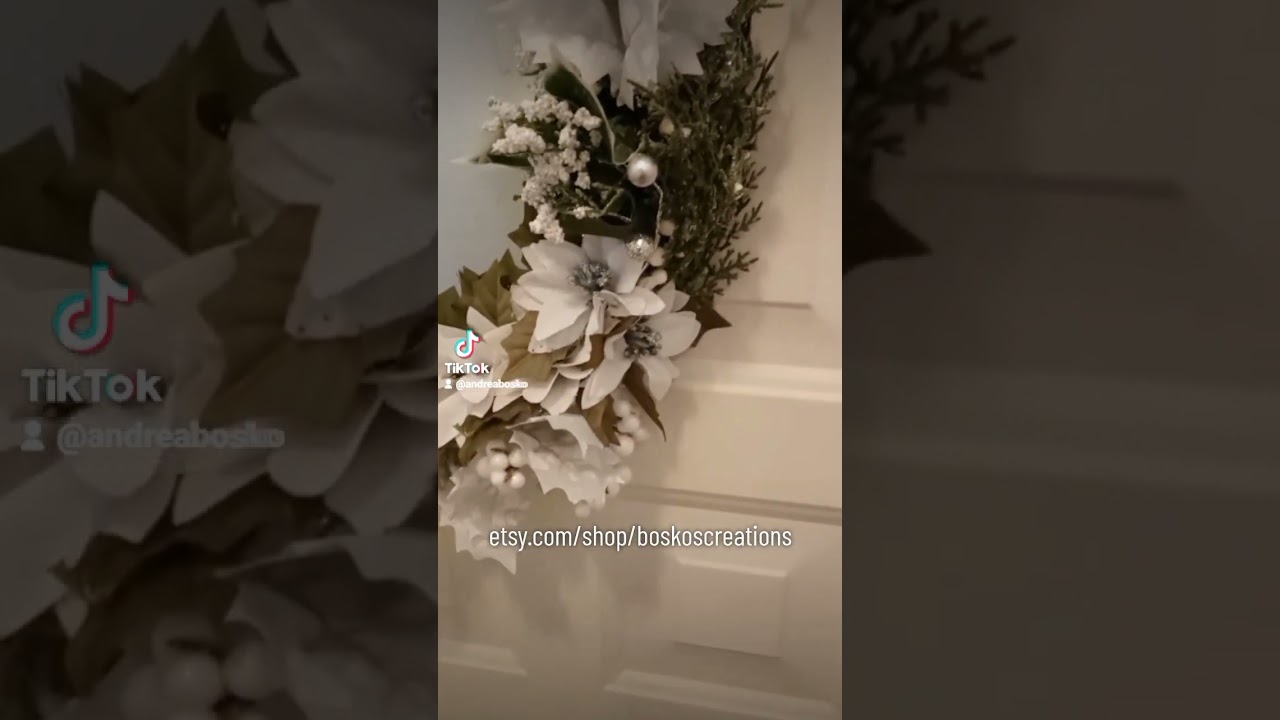 mirror floral wreath etsy.com/shop/boskoscreations