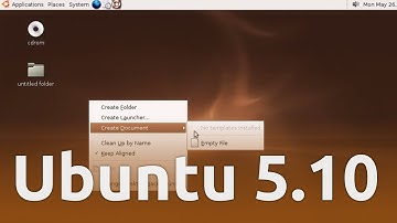 Ubuntu 5.10 Breezy Badger