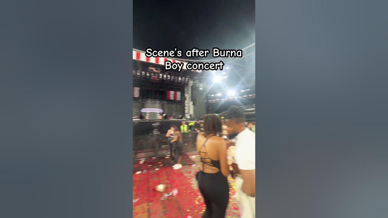 Scenes after Burna Boy concert in London stadium #london #uk #concert #burnaboy