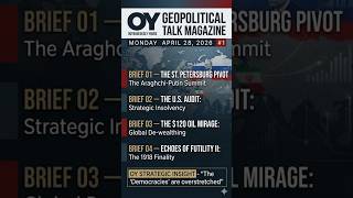OY GEOPOLITICAL TALK MAGAZINE | APRIL 28, 2026