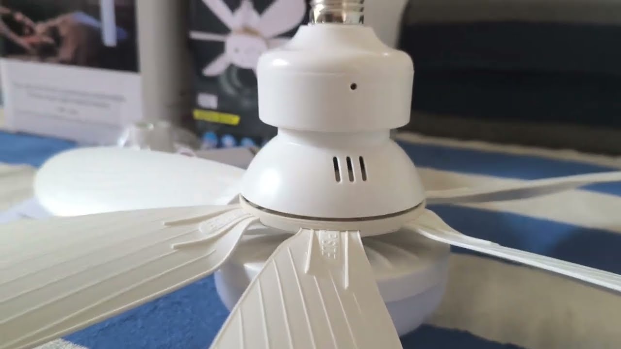 Ventilador de techo tipo flor chinito de 52 cm de diámetro, luz RGB, luz cálida y luz fría.