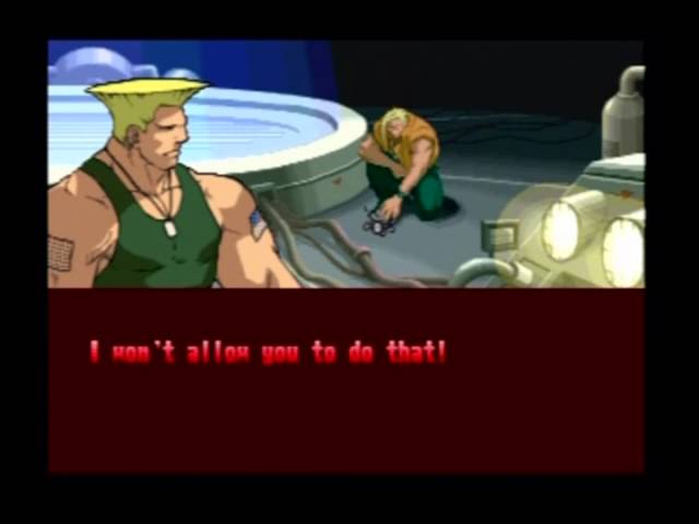 Street Fighter Alpha 3 [PS1] - play as Guile 