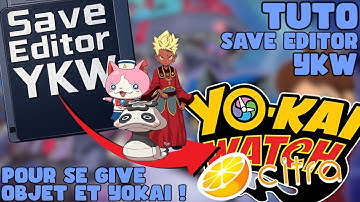Tuto comment utiliser les Save Editor des jeux Yo-kai Watch sur Citra !