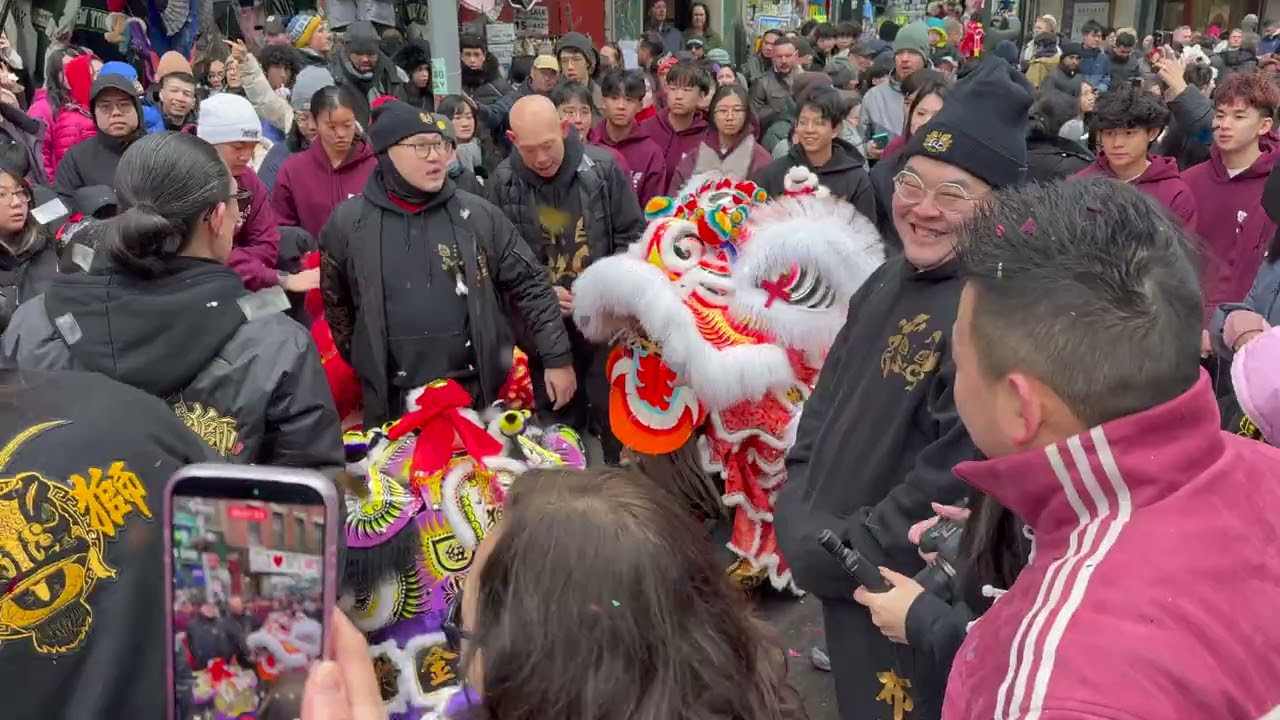 Golden Lion Club Introduction Pre-drumming and Lion Dance Greeting With Brooklyn Lion Club 🦁🧧🧨💥🥁