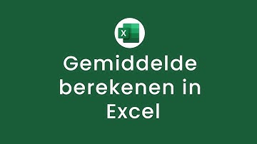 Hoe kun je het gemiddelde berekenen in Excel?