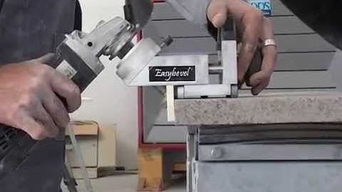 Beveling machine for marble, granite, ceramics | Ghines Easybevel