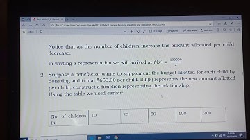 Representing Real-life Situations Using Rational Functions