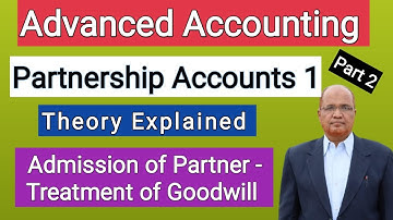 Advanced Accounting II Partnership Accounts 1 II Theory Explained II Part 2 II Hasham Ali Khan II