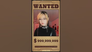 wanted poster filter youtube tutorial #tutorialfilter #edit #filter #tutorialyoutube #funny