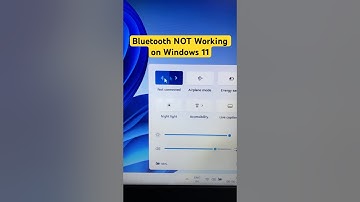 Fix Bluetooth Not Working in Windows 11  #windows #laptop #tech
