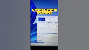 Fix Bluetooth Not Working in Windows 11  #windows #laptop #tech