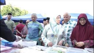 Agong Kunjungi Pasar Ramadan Peringgit, Melaka